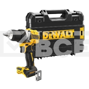 Дрель-шуруповерт DeWalt DCD800NT-XJ, Аккумуляторная, 18В, Без АКБ и ЗУ, Кейс