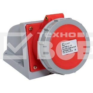 Розетка стационарная наружная EKF 1152 ps-1152-16-380 PROxima 3Р+РЕ+N 16А 380В IP67