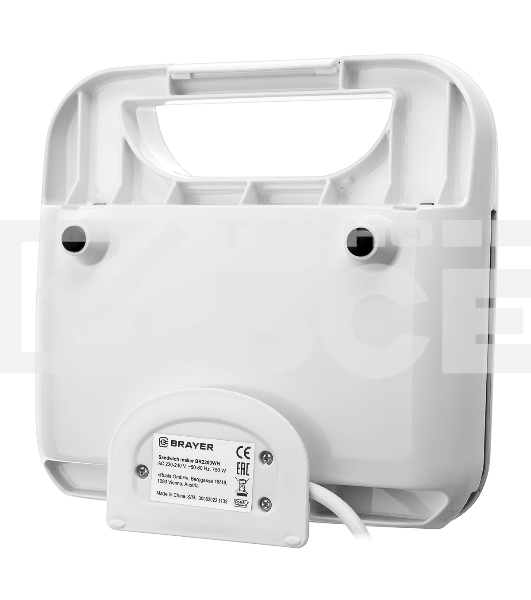 Сэндвичница BRAYER BR2203WH 750 Вт, белый