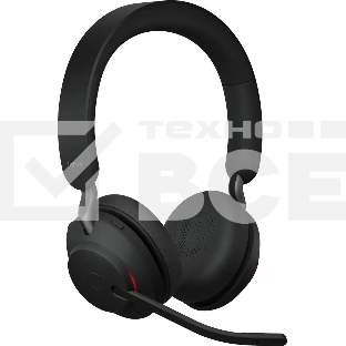 Гарнитура беспроводная Jabra Evolve2 65, Link380a MS Stereo Stand черный