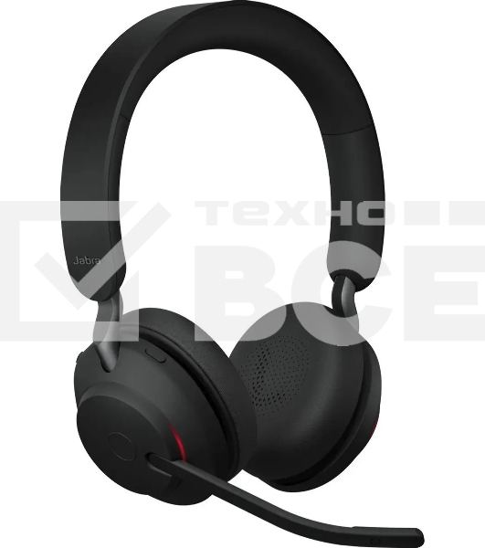 Гарнитура беспроводная Jabra Evolve2 65, Link380a MS Stereo Stand черный