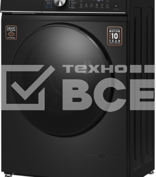 Стиральная машина Weissgauff WM 4106 D Black Edition черный, загрузка фронтальная 6 кг, 1000 об/мин, класс: А