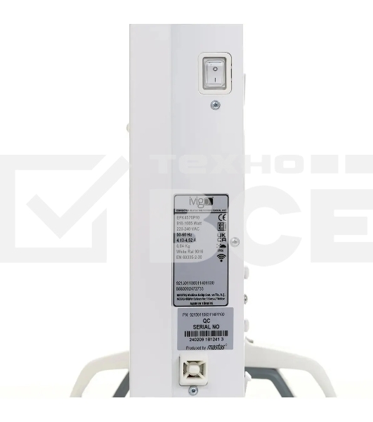 Конвектор ivigo EPK-Pro Wi-Fi EPK4570P10 1000Вт белый