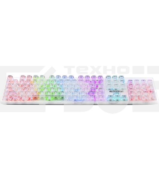 Механическая клавиатура Defender Alchemist GK-000 RU,прозрач,104кн+FN,радуж,1.5м_1