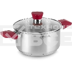 Набор 6 предметов (кастрюли 18, 20, ковш 14) Rondell (ST) RDS-817 Strike, фото3