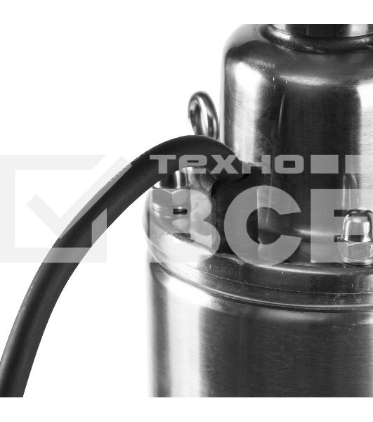 Насос скважинный винтовой 1000Вт, производительность 50л/мин, СТАВР 4-НСВ-105/1000, высота подъема 105м, давление 10.5 бар, глубина погружения 70м, максимальный размер частиц 2мм, внешний диаметр (с кожухом) 99мм, диаметр выходного патрубка G 1', длина ка