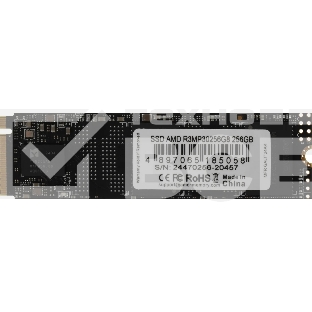 Накопитель SSD AMD Radeon R3MP30256G8, 256Gb, PCIe 3.0 x4, M.2 2280, NVMe, R/W 2000/1300