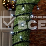 Гирлянда светод. уличная рисовая Funray SE-RICE-10100W,10M,100LED,хол.бел,IP60,черн.шн.1,5м,СОЕД, фото8