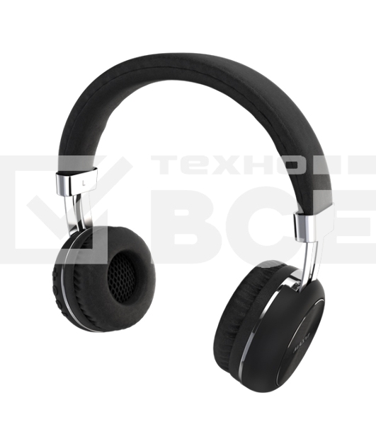 Беспроводные полноразмерные наушники Maxvi MHF-201BT черные, Bluetooth 5.3\FM\MP3\300 мАч\микрофон