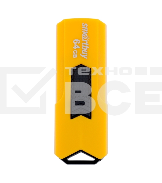 Флешка USB R/W Flash USB 2.0 Flash Drive 64Gb Smartbuy STREAM Yellow (SB64GbST-Y)