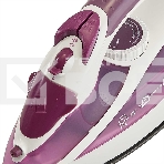 Утюг ВАСИЛИСА У3-2000 белый с сиреневым (2000 Вт. Тефлоновое покрытие подошвы. Индикатор нагрева утюга. Терморегулятор. 3 режима: сухое глажение, отпаривание, разбрызгивание воды. Возмож-ть регулировки степени отпаривания /вертикального отпаривания. Паров, фото5