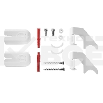 Комплект настенных регулируемых кронштейнов Royal Thermo Design 100, белые, фото7