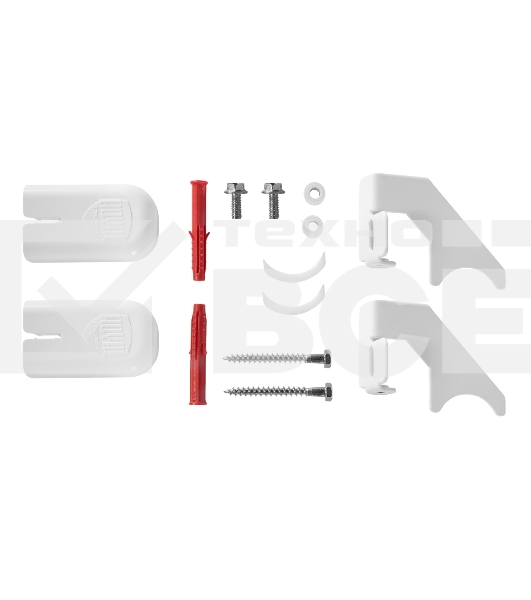 Комплект настенных регулируемых кронштейнов Royal Thermo Design 100, белые