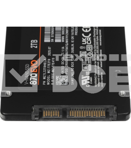 Накопитель SSD Samsung 870 EVO, 2Tb, SATA III, 2.5