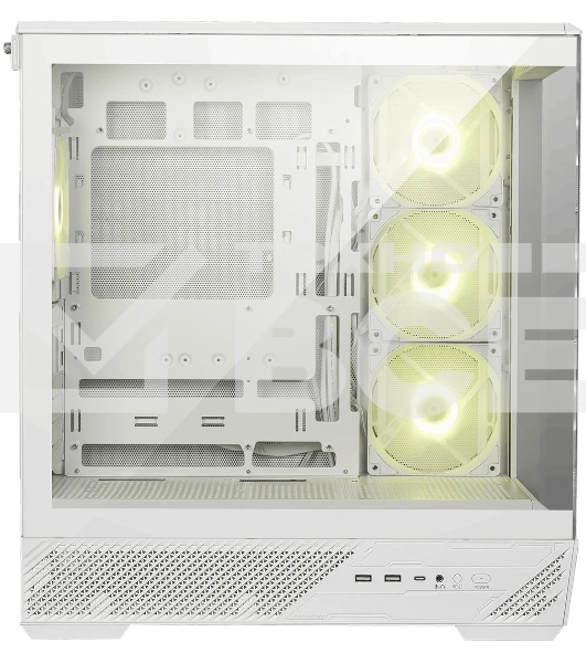 Компьютерный корпус MSI MAG PANO 130R PZ White 2xUSB 3.2 Gen 1, 1xUSB 3.2 Gen2 Type-C, 3x120мм ARGB Reverse Blade Fan, 1x120мм ARGB Fan, 1 to 3 Fan PWM Splitter, Tempered Glass Window