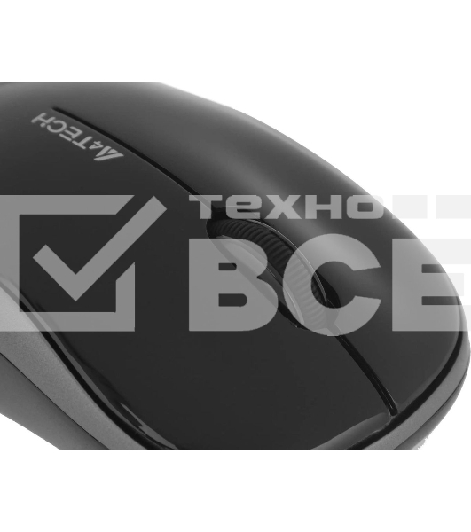 Мышь беспроводная A4Tech V-Track G3-300N черный, 1000 dpi, радиоканал, USB, кнопки - 3
