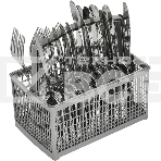 Встраиваемая посудомоечная машина Maunfeld MLP-122D Light Beam, серебристый, 59.8 см, 12 компл., 49 дБ, класс A++, фото8