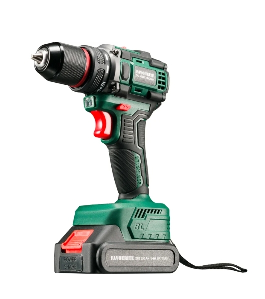 Дрель-шуруповерт FAVOURITE DC NB21 PROMO SET, 21 В, 2 Ач, 40 Нм, бесщеточный