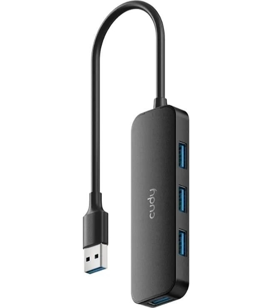 USB-концентратор CUDY UH40A, USB-A, USB 3.0, USB