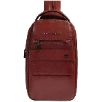 Рюкзак слинг мужской Piquadro Solm CA7028S141/CU табачный кожа, фото 1