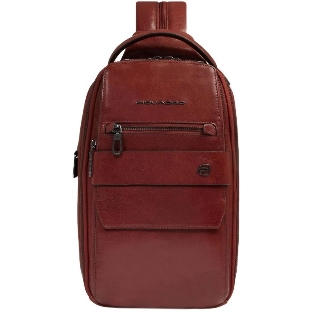 Рюкзак слинг мужской Piquadro Solm CA7028S141/CU табачный кожа