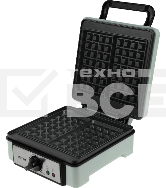 Вафельница Kitfort КТ-1693 1200Вт мятный