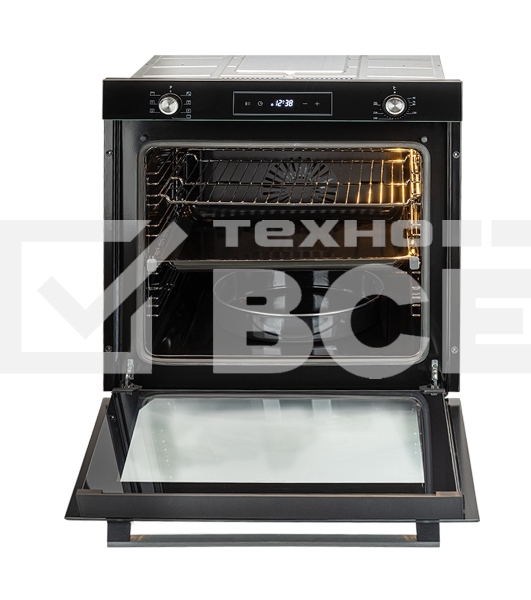 Электрический духовой шкаф Simfer B6EB56026, встраиваемый, черный