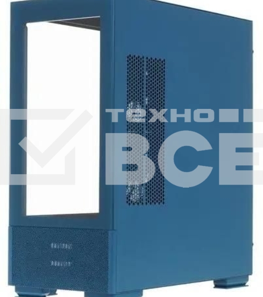 Компьютерный корпус Montech SKY TWO MOROCCO голубой без БП ATX 4x120мм 2xUSB3.0 1xUSB3.1 audio bott PSU