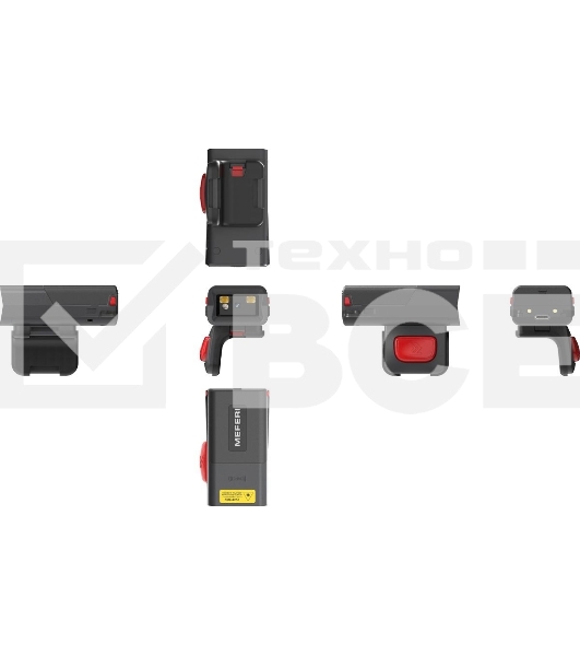 Сканер штрих-кода Meferi MS300R 1D/2D, имидж, беспроводной, 140 скан/сек, USB, Bluetooth, NFC, чёрный