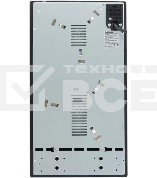 Варочная поверхность Hyundai HHE 3285 BG черный