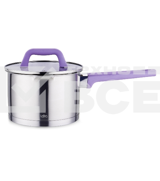 Сотейник LARA LR03-21 2,0 л нержавеющая сталь