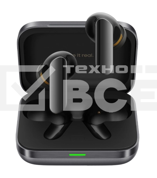 Гарнитура внутриканальные Realme Air 7 Pro (RMA2407) темно-серый/черный беспроводные bluetooth в ушной раковине (6941764467064)