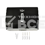 Диспенсер бумажных полотенец Puff-5130Bl черный, с замком, ABS-пластик, фото5