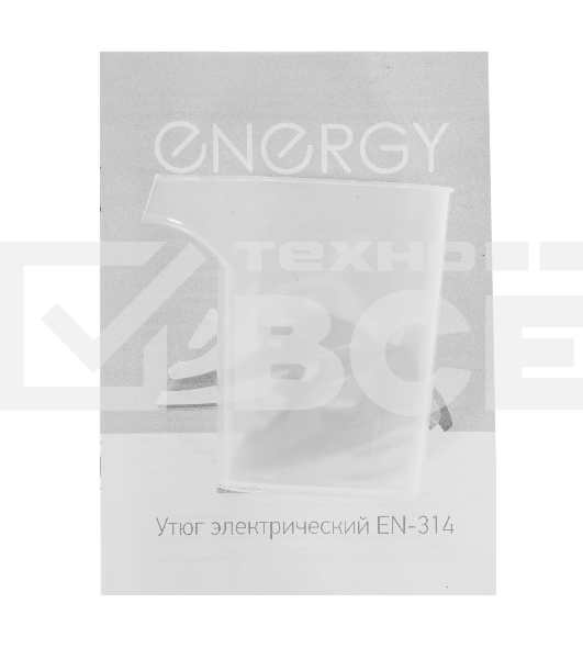 Утюг Energy EN-314 красный, 2000 Вт, керамическая подошва (в уп. 10 шт)
