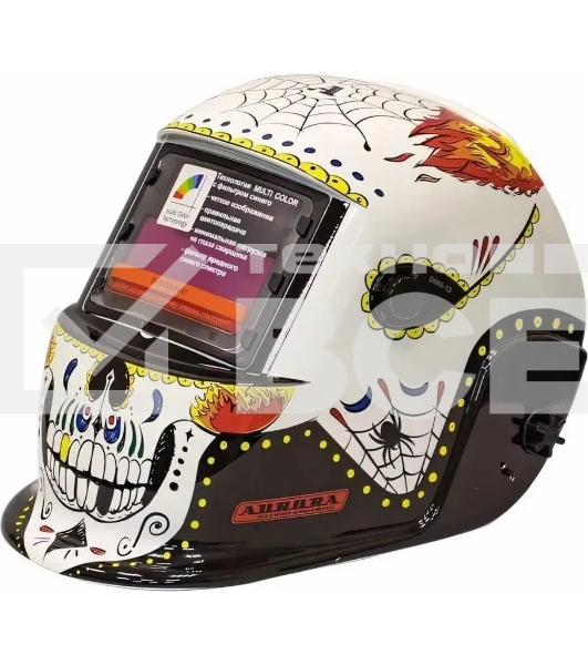 Маска сварщика Aurora (9-13DIN) филь.:хамел. кл.:1/2/1/1 см.экр.99x45мм (30690)