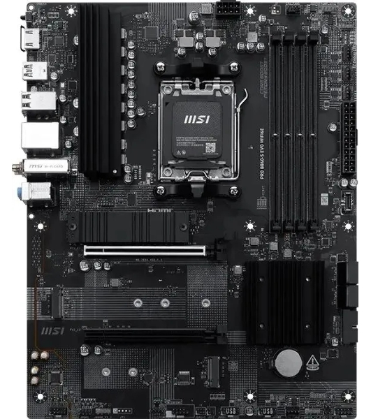 Материнская плата MSI PRO B840-S EVO WIFI6E Socket AM5 AMD B840 4xDDR5 ATX AC`97 8ch(7.1) 2.5Gg RAID+HDMI