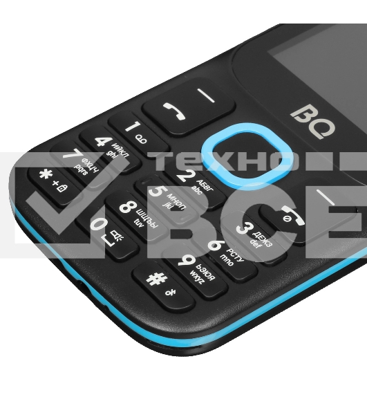 Мобильный телефон BQ 2820 Step XL+ черный/синий