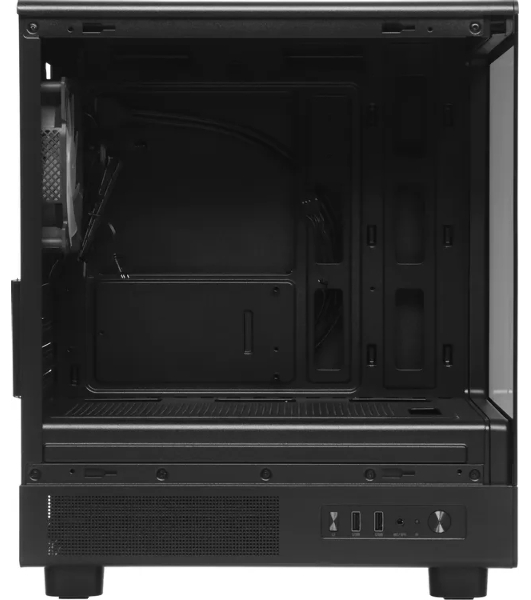 Корпус ACCORD ACC-ZM3B Black, Mini-Tower, чёрный, 1 x 120 мм