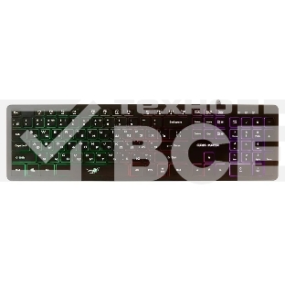 Клавиатура Dialog Gan-Kata KGK-17U BLACK - игровая с RGB-подсветкой, USB, черная