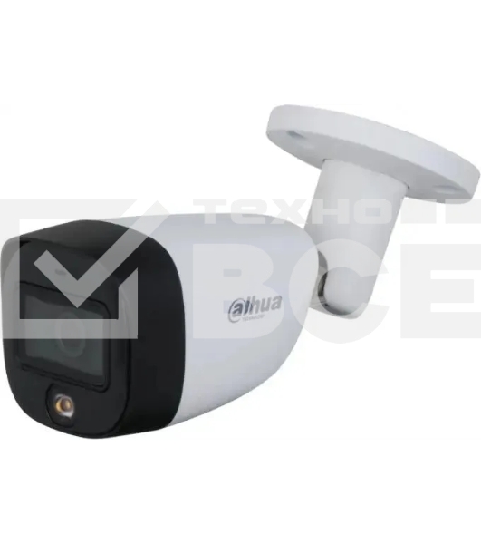 Камера видеонаблюдения аналоговая Dahua DH-HAC-HFW1200CMP-IL-A-0280B-S6 2.8-2.8мм HD-CVI HD-TVI цв. корп.:белый (DH-HAC-HFW1200CMP-IL-A-0280B)