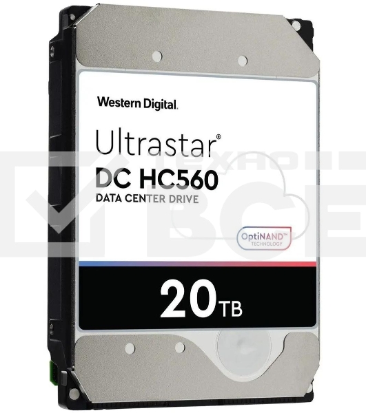 Жесткий диск Western Digital HDD WUH722020BLE604 20TB 7200rpm SATA-III 512Mb 3.5