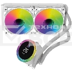 Система водяного охлаждения Bloody BD-LC240ARGB2 ARGB Soc-AM5/AM4/1200/1700/1851 черный 4-pin 22-35dB Al+Cu LCD 260W 1100gr Ret (BD-LC240ARGB2-BK), фото7