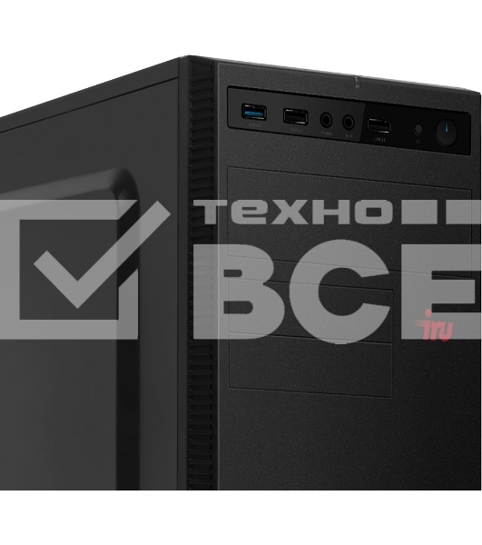 Компьютер IRU Home 310H6SE MT PG G7400 (3.7) 8Gb SSD256Gb UHDG 710 FreeDOS GbitEth 400W черный (2079980)