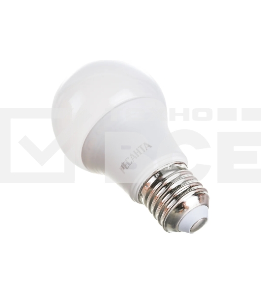 Лампа светодиодная Ресанта LL-R-A60-9W-230-4K-E27 груша, 9 Вт, нейтр., Е27