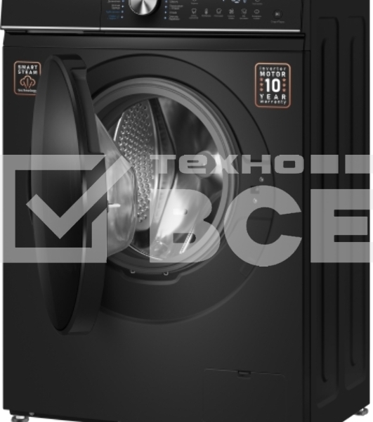 Стиральная машина Weissgauff WM 4106 D Black Edition черный, загрузка фронтальная 6 кг, 1000 об/мин, класс: А