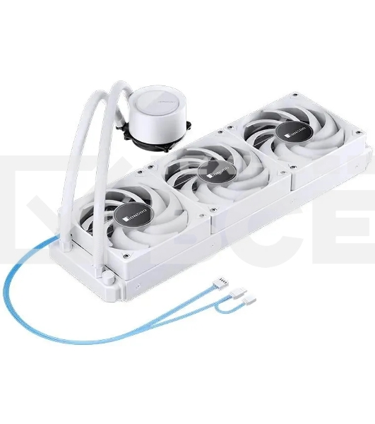 Система жидкостного охлаждения JONSBO TG-360 белый 120мм алюминий+медь 1800rpm 35.4db 4-pin 300W