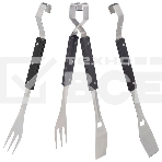 Набор для барбекю LEONORD 4 в 1 (вилка, лопатка, щипцы, открывалка) BS-40 999709, фото 1