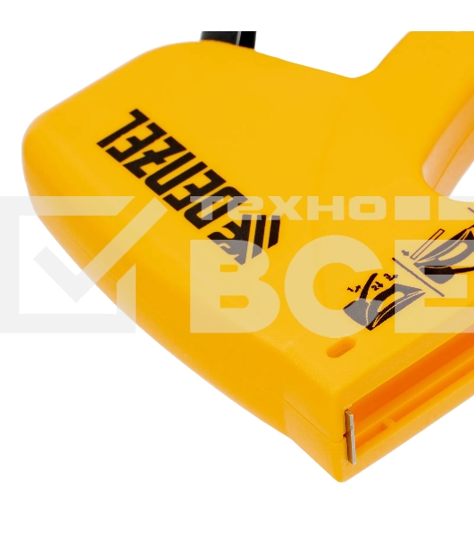 Степлер пластиковый Denzel скобы в комплекте, тип 53, 6-10 мм