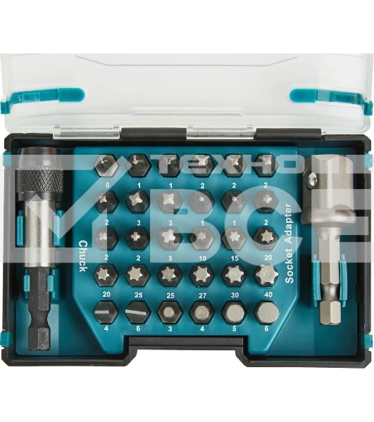 Набор бит Makita D-65084 (32пред.) для шуруповертов