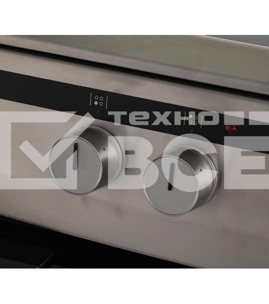 Плита электрическая Hansa FCCX64000 серебристый, конфорок 4 шт, духовка 69 л, 60 см x 85 см x 60 см